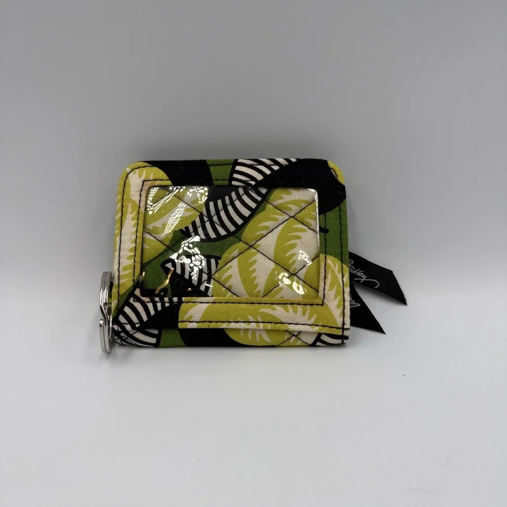 Vera Bradley Zip ID Case In La Neon Rose ID's & Credit Card Holder Keyring NWOT